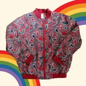 Vintage Paisley Windbreaker